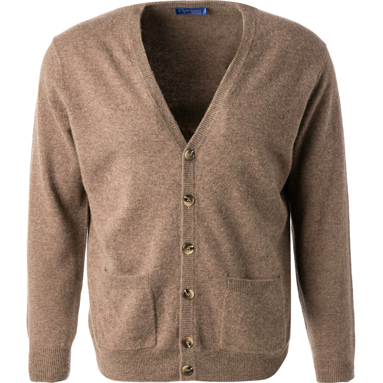 Cipriani Cardigan BL40/1218/113014 Reines Kaschmir, Hellbraun meliert, Hellbraun 3 Cipriani Cardigan BL40/1218/113014 Reines Kaschmir, Hellbraun meliert, Hellbraun