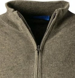 Cipriani Troyer BL40/1215/117055 Toyer, Reines Kaschmir, Khaki meliert, Khaki -striangebote 379857 norm2