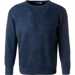 Cipriani RH-Pullover BL40/1220/118049 Reines Kaschmir, Dunkelblau meliert, Dunkelblau