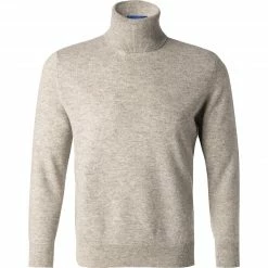 Cipriani Rollkragen-Pullover BL40/1213/112251 Rollkragenpullover, Reines Kaschmir, Hellgrau meliert, Silbergrau