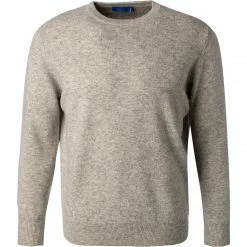 Cipriani RH-Pullover BL40/1211/112251 Reines Kaschmir, Hellgrau meliert, Silbergrau