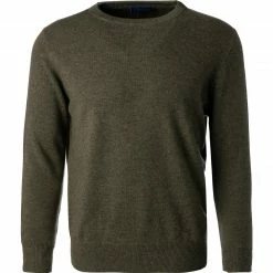 Cipriani RH-Pullover BL40/1211/117055 Reines Kaschmir, Khaki meliert, Khaki