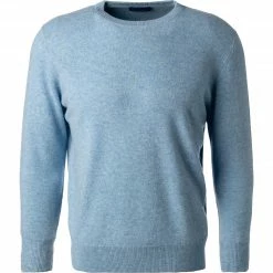 Cipriani RH-Pullover BL40/1211/118201 Reines Kaschmir, Hellblau meliert, Hellblau