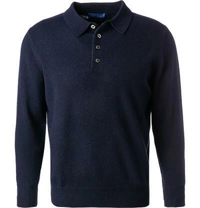 Cipriani Pullover BL40/1212/118050 Reines Kaschmir, Blau, Nachtblau 4 Cipriani Pullover BL40/1212/118050 Reines Kaschmir, Blau, Nachtblau – Bild 2