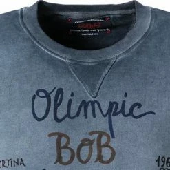 BOB Pullover FITCH GRAF0100/blu Sweatshirt, Baumwolle, Blau meliert -striangebote 379892 norm2