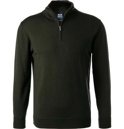 BOGGI MILANO Troyer BO21A0166/04 Merinowolle, Militärgrün 4 BOGGI MILANO Troyer BO21A0166/04 Merinowolle, Militärgrün – Bild 2