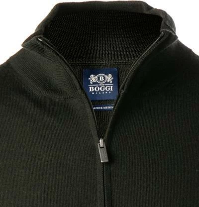 BOGGI MILANO Troyer BO21A0166/04 Merinowolle, Militärgrün 5 BOGGI MILANO Troyer BO21A0166/04 Merinowolle, Militärgrün – Bild 3