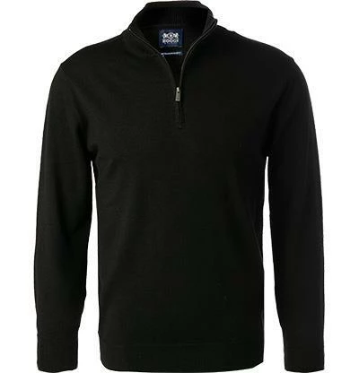 BOGGI MILANO Troyer BO21A0166/03 Merinowolle, Schwarz 4 BOGGI MILANO Troyer BO21A0166/03 Merinowolle, Schwarz – Bild 2