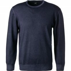 BOGGI MILANO Pullover BO20A0061/01 Merinowolle, Navy