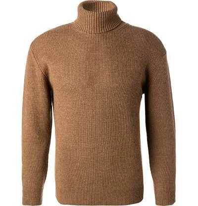 BOGGI MILANO Rollkragenpullover BO21A0211/02 Merinowolle, Braun 4 BOGGI MILANO Rollkragenpullover BO21A0211/02 Merinowolle, Braun – Bild 2