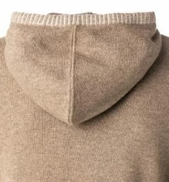 BOGGI MILANO Hoodie BO21A0432/01 Kapuzenpullover, Wolle-Kaschmir, Taupe -striangebote 379946 norm3