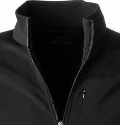 BOGGI MILANO Sweatjacke BO21A0468/01 Mikrofaser, Schwarz -striangebote 379947 norm2