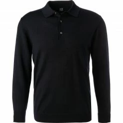 BOGGI MILANO Polo-Shirt BO21A0169/01 Pullover, Merinowolle, Navy , Navy