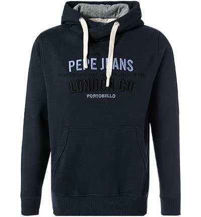 Pepe Jeans Hoodie Neville PM581620/594 Baumwolle, Dunkelblau 4 Pepe Jeans Hoodie Neville PM581620/594 Baumwolle, Dunkelblau – Bild 2