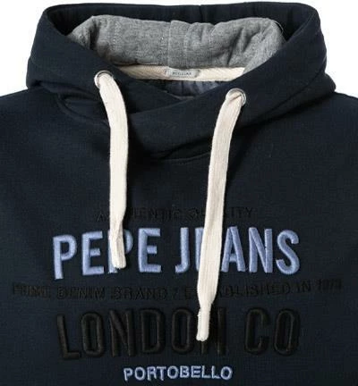 Pepe Jeans Hoodie Neville PM581620/594 Baumwolle, Dunkelblau 5 Pepe Jeans Hoodie Neville PM581620/594 Baumwolle, Dunkelblau – Bild 3