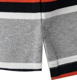 Gant Rugbyshirt 2005068/93 Baumwoll-Jersey, Grau-navy gestreift, Grau-navy-orange -striangebote 380077 norm3