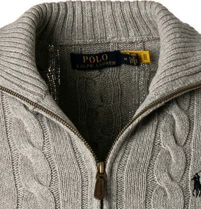 Polo Ralph Lauren Pullover 710810841/002 Troyer, Baumwolle, Grau 5 Polo Ralph Lauren Pullover 710810841/002 Troyer, Baumwolle, Grau – Bild 3