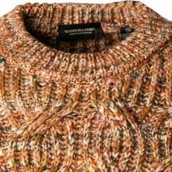 Scotch & Soda Pullover 163998/0217 Stehkragenpullover, Wolle, Rost -striangebote 380101 norm2