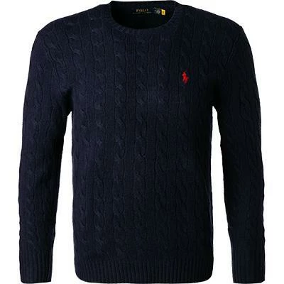 Polo Ralph Lauren Pullover 710719546/012 Wolle-Kaschmir, Navy 4 Polo Ralph Lauren Pullover 710719546/012 Wolle-Kaschmir, Navy – Bild 2