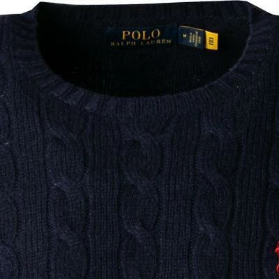 Polo Ralph Lauren Pullover 710719546/012 Wolle-Kaschmir, Navy 5 Polo Ralph Lauren Pullover 710719546/012 Wolle-Kaschmir, Navy – Bild 3