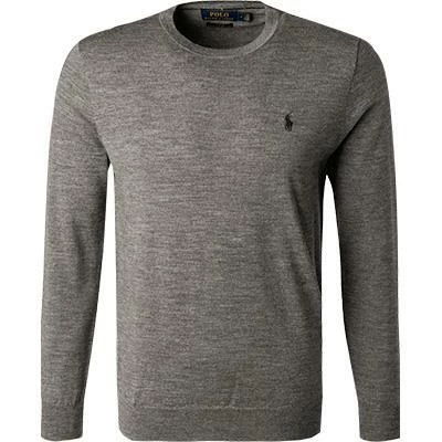 Polo Ralph Lauren Pullover 710714346/005 Slim Fit, Merinowolle waschbar, Grau 4 Polo Ralph Lauren Pullover 710714346/005 Slim Fit, Merinowolle waschbar, Grau – Bild 2