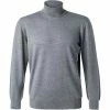 BOGGI MILANO Pullover BO20A0056/10 Rollkragenpullover, Merinowolle, Dunkelgrau meliert, Dunkelgrau -striangebote 380137 master