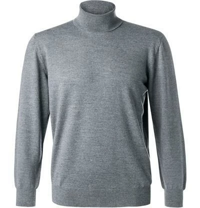 BOGGI MILANO Pullover BO20A0056/10 Rollkragenpullover, Merinowolle, Dunkelgrau meliert, Dunkelgrau 4 BOGGI MILANO Pullover BO20A0056/10 Rollkragenpullover, Merinowolle, Dunkelgrau meliert, Dunkelgrau – Bild 2