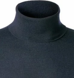 BOGGI MILANO Pullover BO20A0056/01 Rollkragenpullover, Merinowolle, Navy -striangebote 380138 norm2