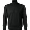 BOGGI MILANO Pullover BO20A0056/03 Rollkragenpullover, Merinowolle, Schwarz