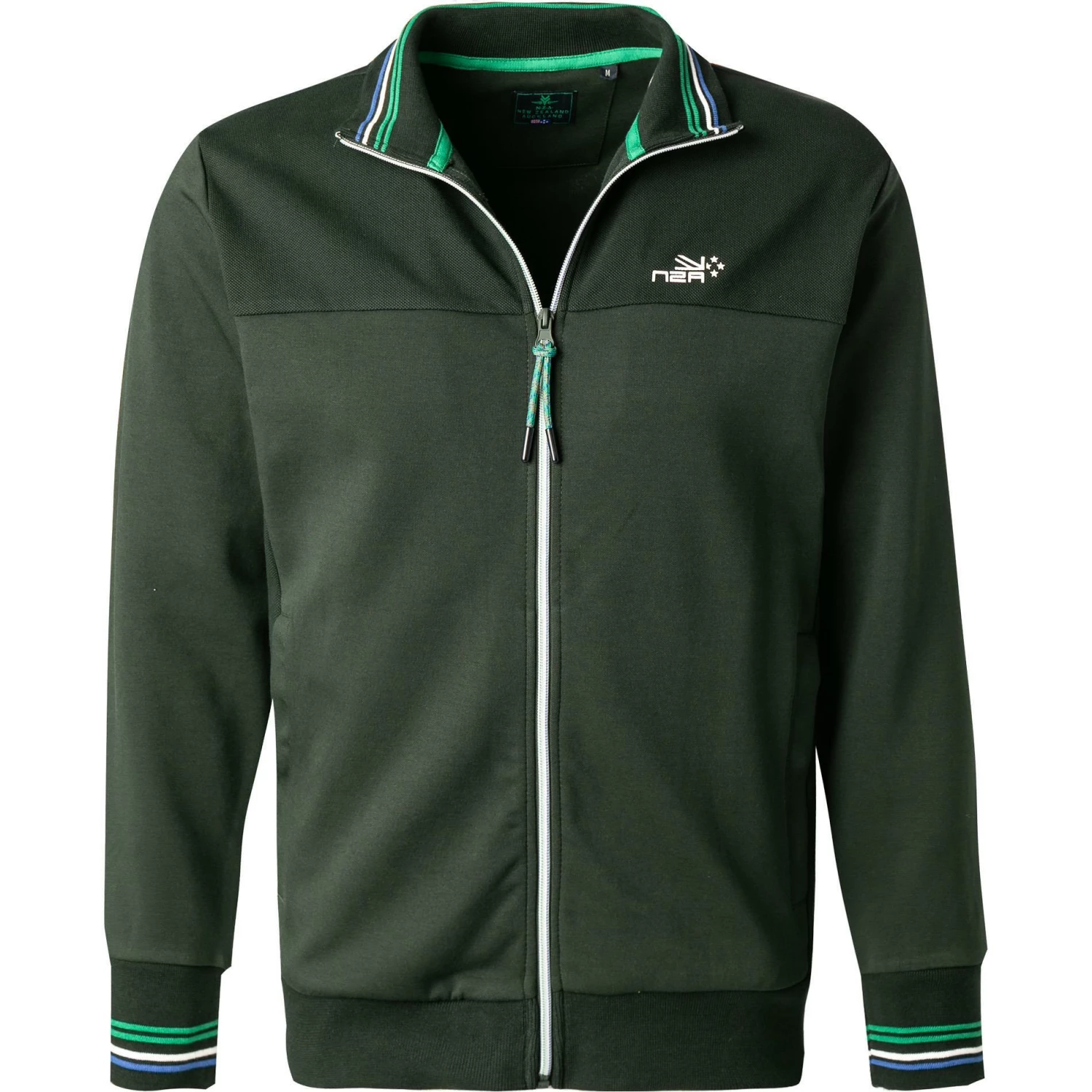 N.Z.A. Sweatjacke 21HN312/1701 Baumwolle, Grün 3 N.Z.A. Sweatjacke 21HN312/1701 Baumwolle, Grün