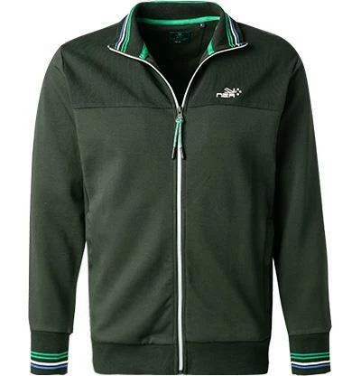 N.Z.A. Sweatjacke 21HN312/1701 Baumwolle, Grün 4 N.Z.A. Sweatjacke 21HN312/1701 Baumwolle, Grün – Bild 2