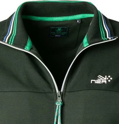 N.Z.A. Sweatjacke 21HN312/1701 Baumwolle, Grün 5 N.Z.A. Sweatjacke 21HN312/1701 Baumwolle, Grün – Bild 3