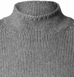BETTER RICH Pullover M93124100/933 Stehkragenpullover, Merinowolle-Kaschmir, Grau -striangebote 380166 norm2