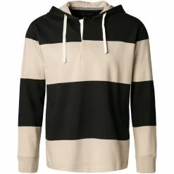Marc O'Polo Hoodie 129 4085 54068/M33 Bio Baumwolle, Nachtblau-greige