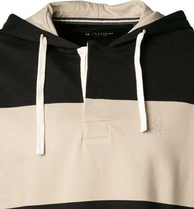 Marc O'Polo Hoodie 129 4085 54068/M33 Bio Baumwolle, Nachtblau-greige 5 Marc O'Polo Hoodie 129 4085 54068/M33 Bio Baumwolle, Nachtblau-greige – Bild 3