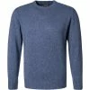 Stenströms Pullover 420121/1796/160 Merinowolle, Jeansblau meliert, Jeansblau