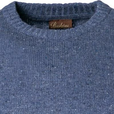 Stenströms Pullover 420121/1796/160 Merinowolle, Jeansblau meliert, Jeansblau 5 Stenströms Pullover 420121/1796/160 Merinowolle, Jeansblau meliert, Jeansblau – Bild 3
