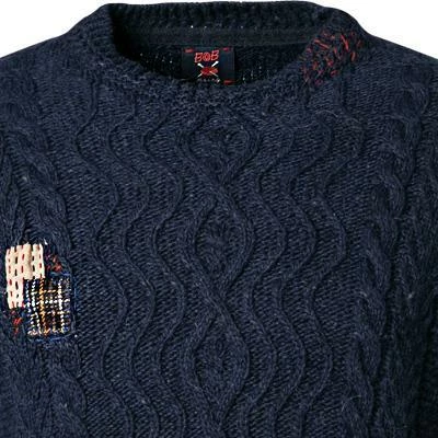 BOB Pullover GARFILD R000111/blu Wolle-Alpakawolle, Blau 5 BOB Pullover GARFILD R000111/blu Wolle-Alpakawolle, Blau – Bild 3