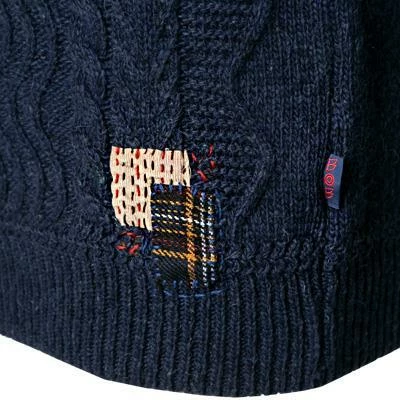 BOB Pullover GARFILD R000111/blu Wolle-Alpakawolle, Blau 7 BOB Pullover GARFILD R000111/blu Wolle-Alpakawolle, Blau – Bild 5