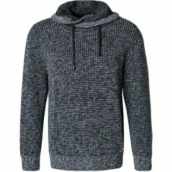 RAGMAN Pullover 5005774/171 Baumwolle, Dunkelblau-weiß meliert, Dunkelblau-weiß