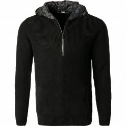 KARL LAGERFELD Pullover 655032/0/512301/990 Troyer, Baumwolle, Schwarz