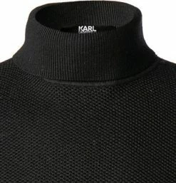 KARL LAGERFELD Pullover 655036/0/512399/990 Rollkragenpullover, Wolle, Schwarz -striangebote 380299 norm2
