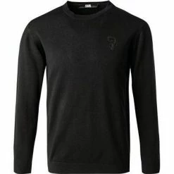 KARL LAGERFELD Pullover 655029/0/512301/990 Baumwolle, Schwarz -striangebote 380308 norm