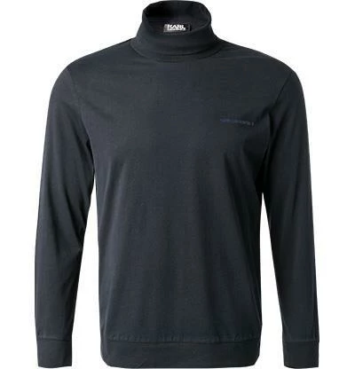 KARL LAGERFELD Pullover 755032/0/512226/690 Rollkragenshirt, Baumwolle, Nachtblau 4 KARL LAGERFELD Pullover 755032/0/512226/690 Rollkragenshirt, Baumwolle, Nachtblau – Bild 2