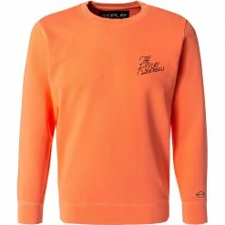 Replay Sweatshirt M3519.000.22738D/649 Baumwolle, Neonorange