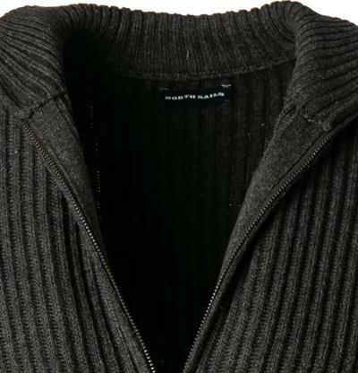 NORTH SAILS Cardigan 699440-000/0935 Strickjacke, Bio Baumwolle, Dunkelgrau 5 NORTH SAILS Cardigan 699440-000/0935 Strickjacke, Bio Baumwolle, Dunkelgrau – Bild 3