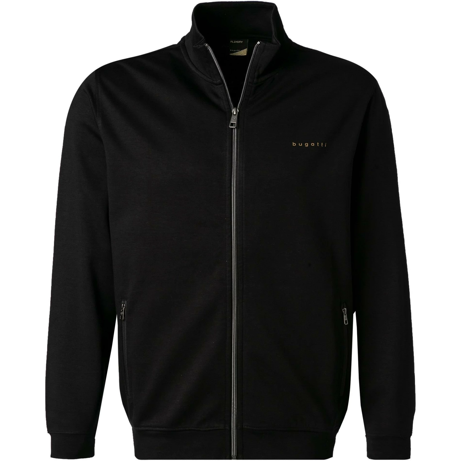 bugatti Sweatjacke 8750/85195/290 Baumwolle, Schwarz 3 bugatti Sweatjacke 8750/85195/290 Baumwolle, Schwarz