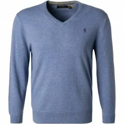 Polo Ralph Lauren Pullover 710667377/018 Merinowolle, Blau meliert, Blau