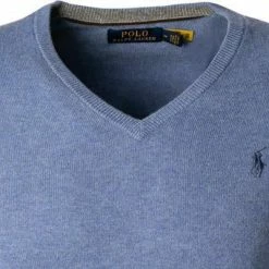Polo Ralph Lauren Pullover 710667377/018 Merinowolle, Blau meliert, Blau -striangebote 380567 norm2