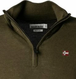 NAPAPIJRI Troyer NP0A4FQ4/GE4 Merinowolle, Militärgrün, Miltärgrün -striangebote 380576 norm2
